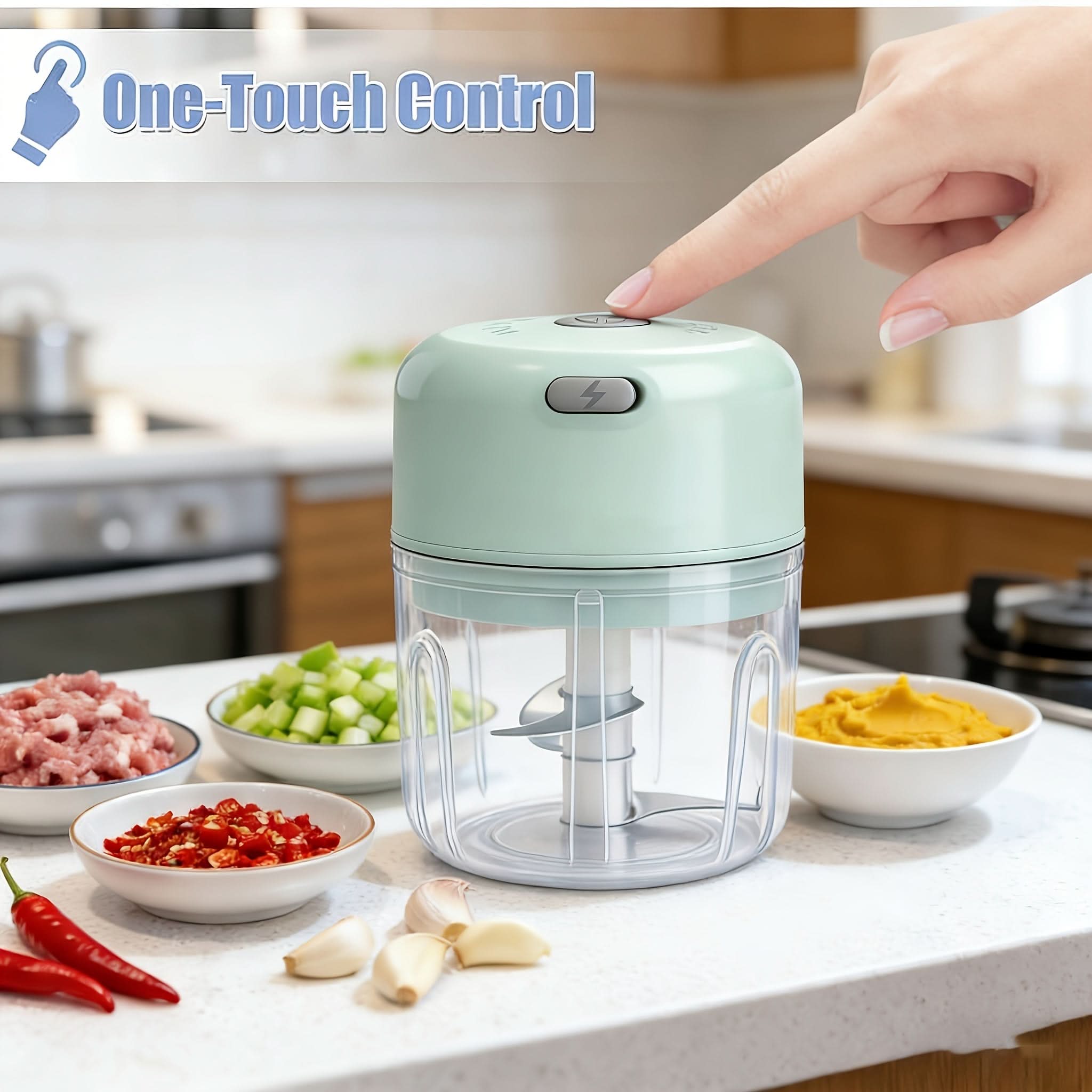 CHOPTRON – Electric USB Rechargeable Mini Food Chopper