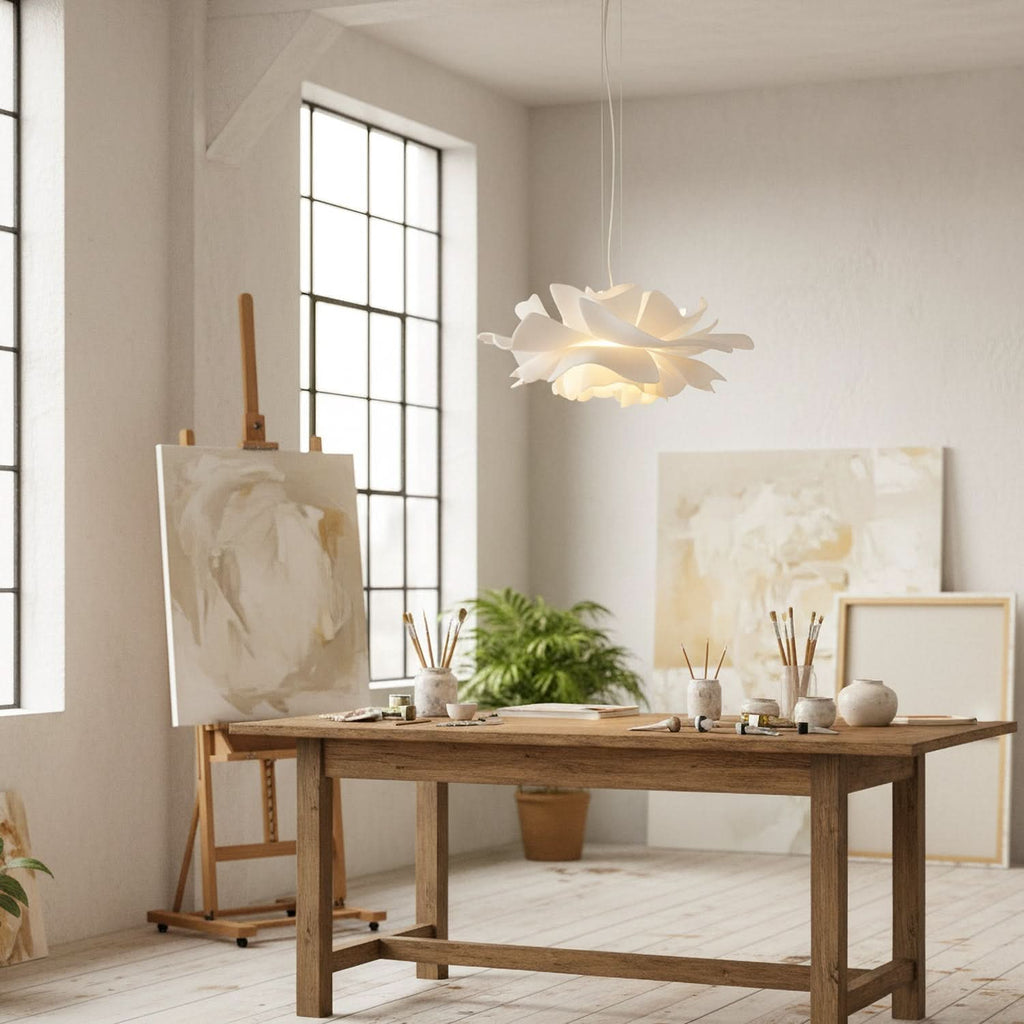 LOTARA – Elegant Lotus Pendant Light for Warm Ambient Interiors