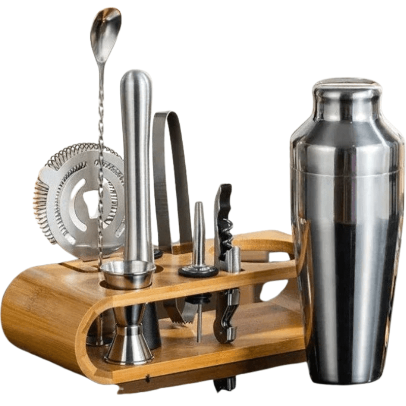 MIXOLOGYX – Stainless Steel Cocktail Set Modern Bar Design