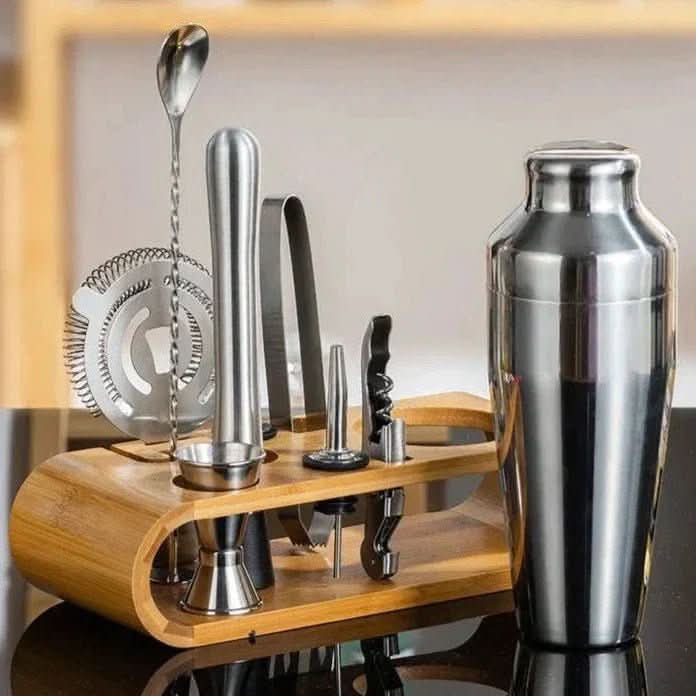 MIXOLOGYX – Stainless Steel Cocktail Set Modern Bar Design