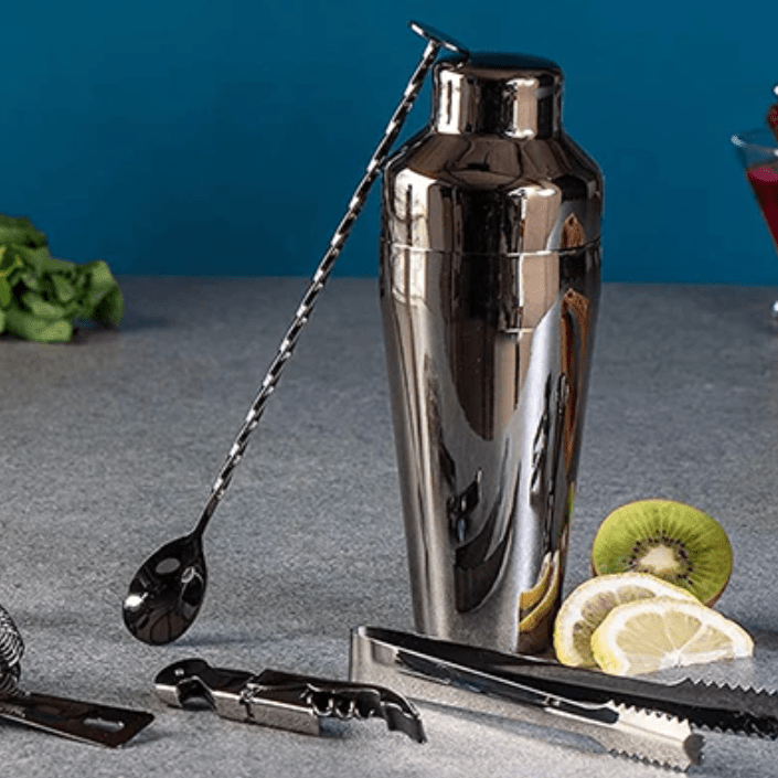 MIXOLOGYX – Stainless Steel Cocktail Set Modern Bar Design