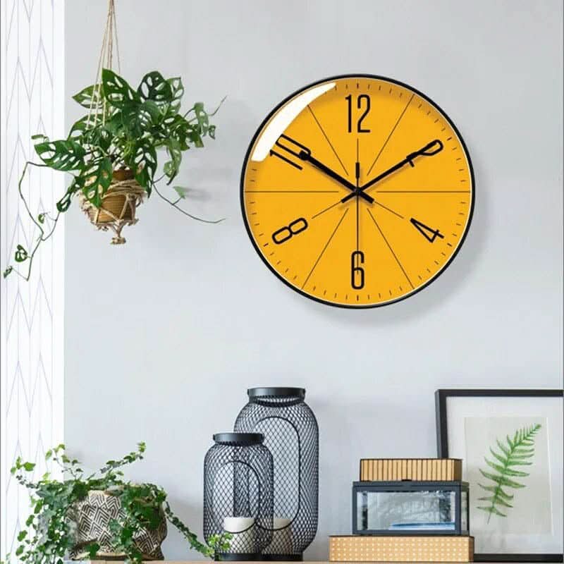 TIMELINE – Modern Wall Clock Minimalist Quartz Silent Home Decor