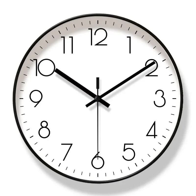 TIMELINE – Modern Wall Clock Minimalist Quartz Silent Home Decor