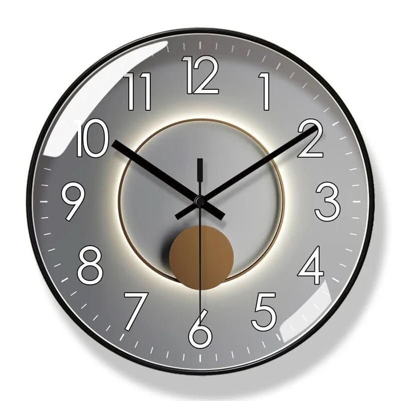 TIMELINE – Modern Wall Clock Minimalist Quartz Silent Home Decor