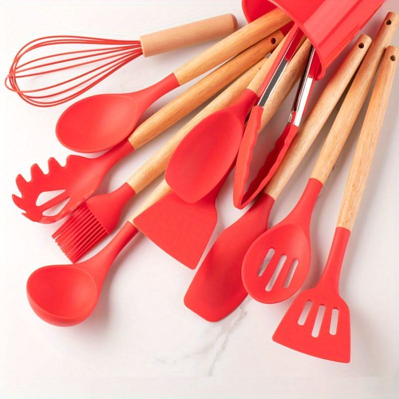 SILCRAFT – Heat-Resistant Silicone Utensil Set for Daily Use
