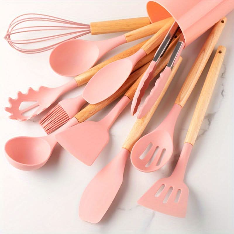 SILCRAFT – Heat-Resistant Silicone Utensil Set for Daily Use