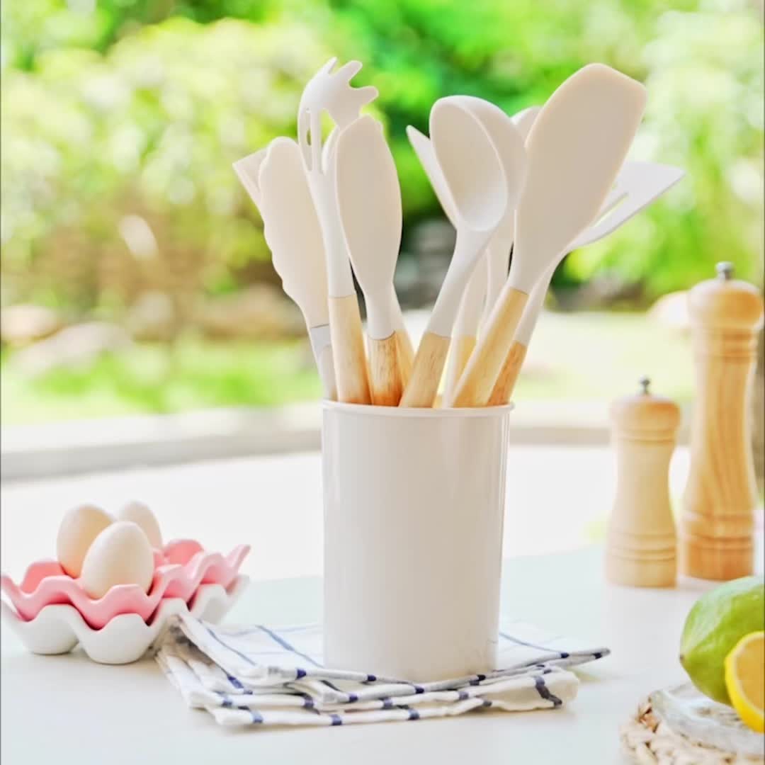 SILCRAFT – Heat-Resistant Silicone Utensil Set for Daily Use
