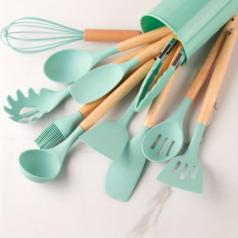 SILCRAFT – Heat-Resistant Silicone Utensil Set for Daily Use