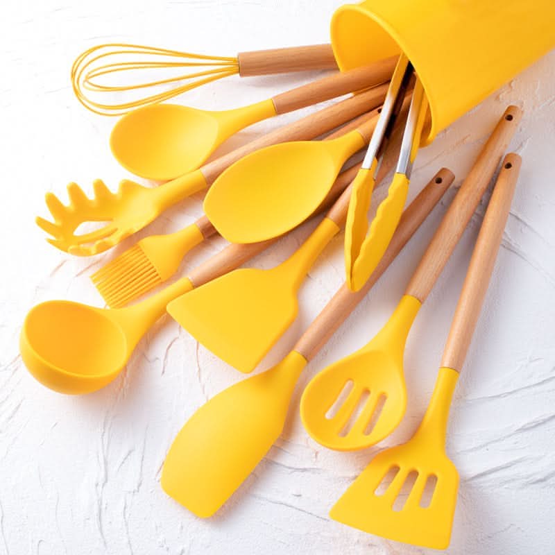 SILCRAFT – Heat-Resistant Silicone Utensil Set for Daily Use